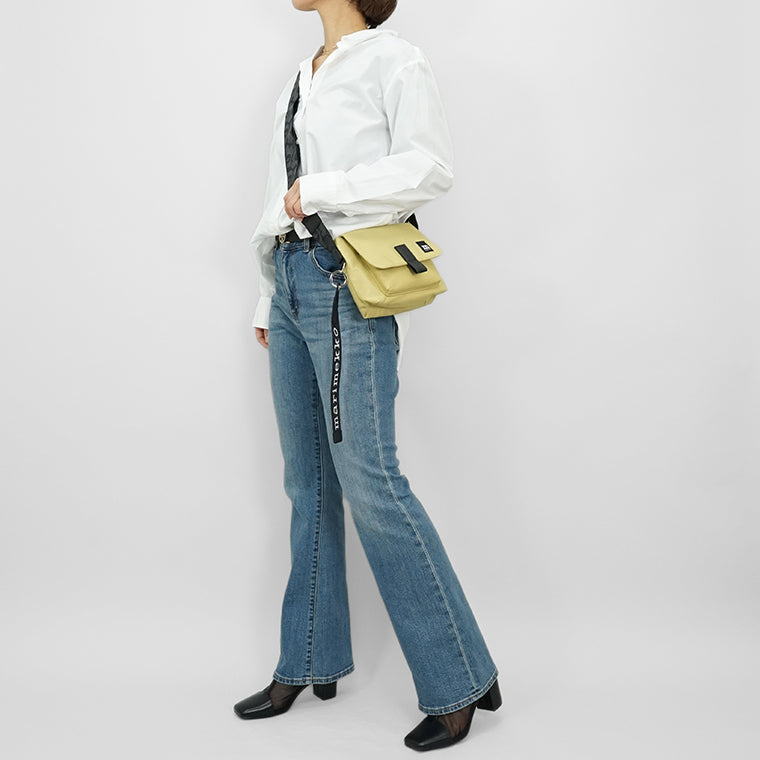 marimekko レディース メンズ ショルダーバッグ MINI MESSENGER SOLID 093941 イエロー 810
