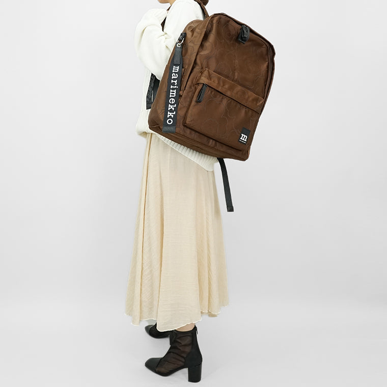 marimekko レディース メンズ バックパック ZIP TOP BACKPACK PIIRTO UNIKKO 093946 ブラウン 890