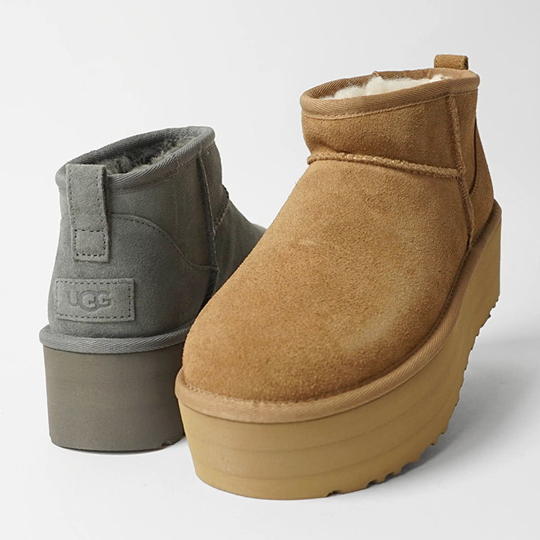 UGG レディース ブーツ CLASSIC ULTRA MINI PLATFORM 1135092 2カラー