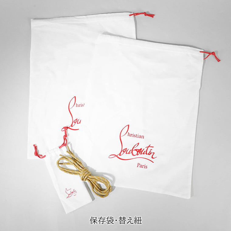 CHRISTIAN LOUBOUTIN メンズ スニーカー TRAILNRUN FLAT 1250011 WHITE DELIGHT グレー ホワイト 6824