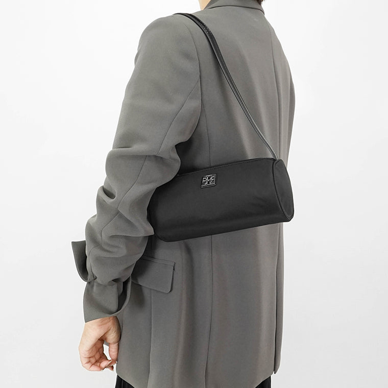 TORY BURCH レディース ショルダーバッグ VIRGINIA CYLINDER BAG 169167 BLACK ブラック 001