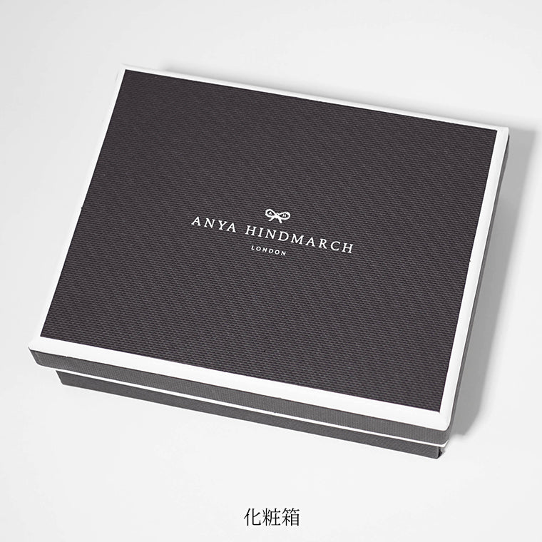 ANYA HINDMARCH レディース カードケース BUSINESS CARD CASE EYES 195591 シルバー SILVER