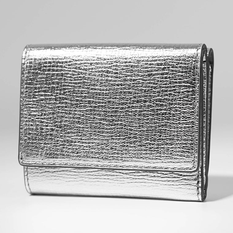 ANYA HINDMARCH レディース 3つ折り財布 MINI TRIFOLD EYES 195638 シルバー SILVER
