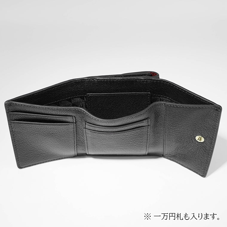 ANYA HINDMARCH レディース 3つ折り財布 MINI TRIFOLD EYES 195645 ブラック BLACK