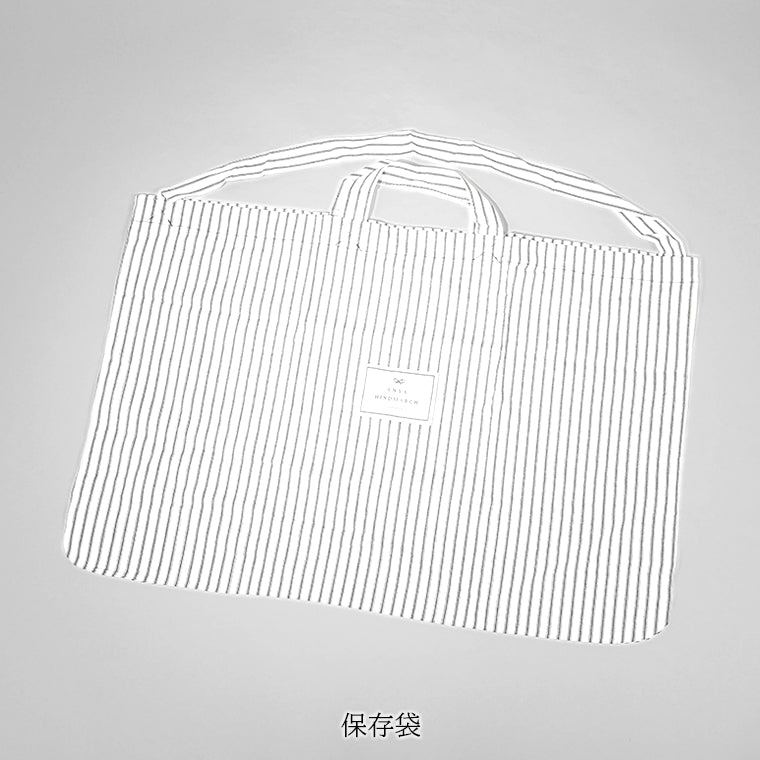 ANYA HINDMARCH レディース トートバッグ TOTE X S 198929 ブラック系 BLACK NATURAL STRIPED