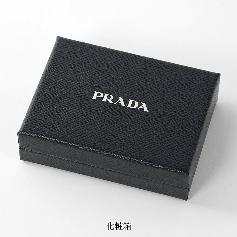 PRADA レディース 3つ折り財布 SAFFIANO METAL 1MH025 QWA NERO ブラック F0002