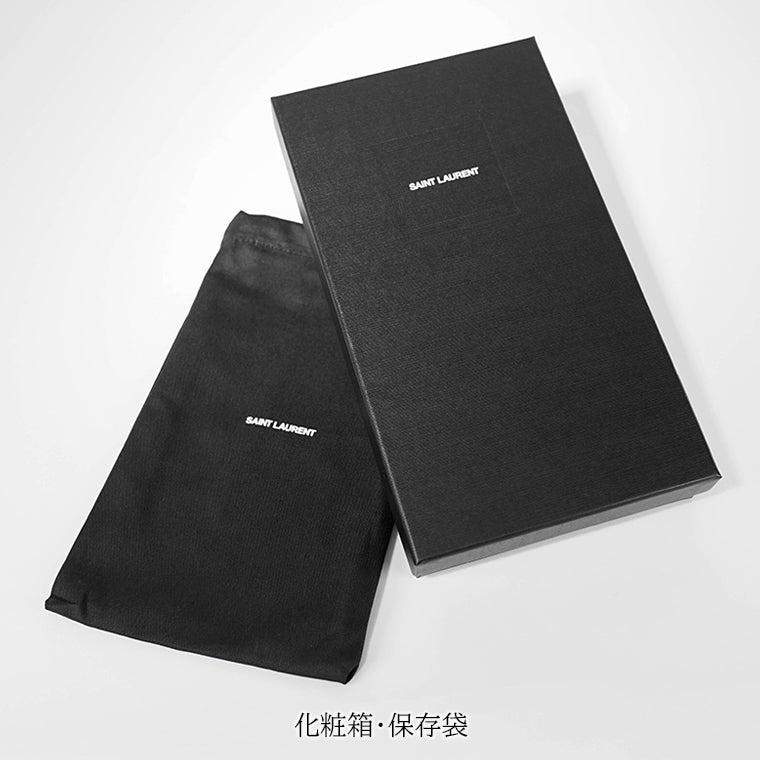 SAINT LAURENT メンズ 長財布 534290 BTY0N ブラック 1000