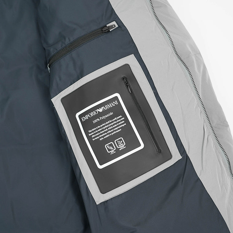 EMPORIO ARMANI メンズ ダウンジャケット 6D1B83 1NVDZ GREY グレー 06K3