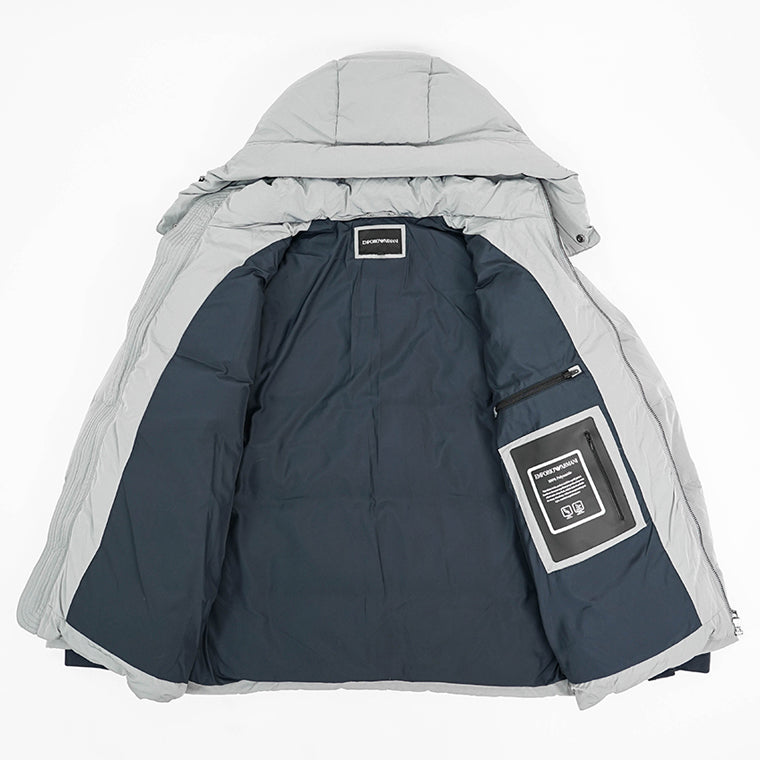 EMPORIO ARMANI メンズ ダウンジャケット 6D1B83 1NVDZ GREY グレー 06K3