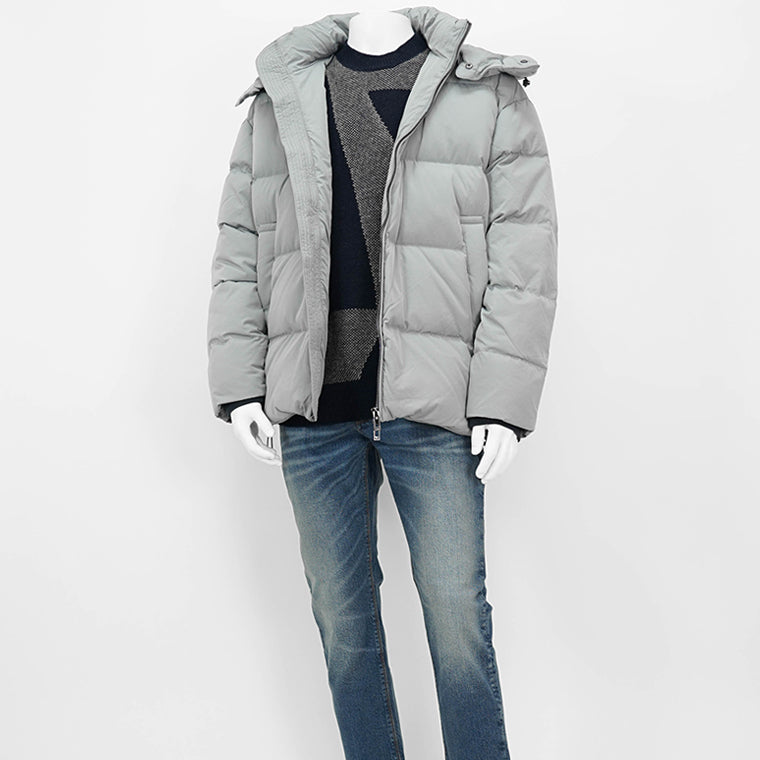 EMPORIO ARMANI メンズ ダウンジャケット 6D1B83 1NVDZ GREY グレー 06K3