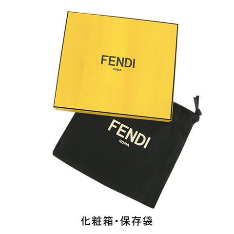 FENDI メンズ カードケース 7M0164 AG0L BLACK ブラック F0QA1