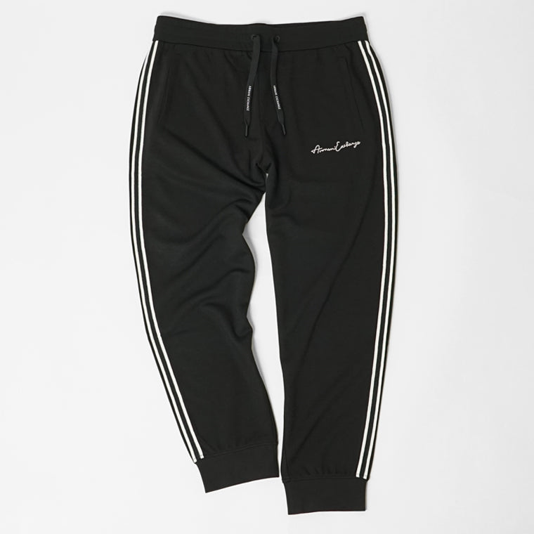 ARMANI EXCHANGE メンズ スウェットパンツ 8NZPSG Z9N1Z BLACK ブラック 1200