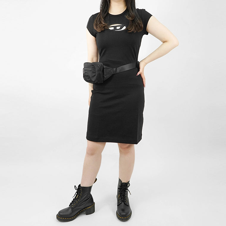 DIESEL レディース ワンピース D ANGIEL A06270 0AFAA ブラック 9XXA