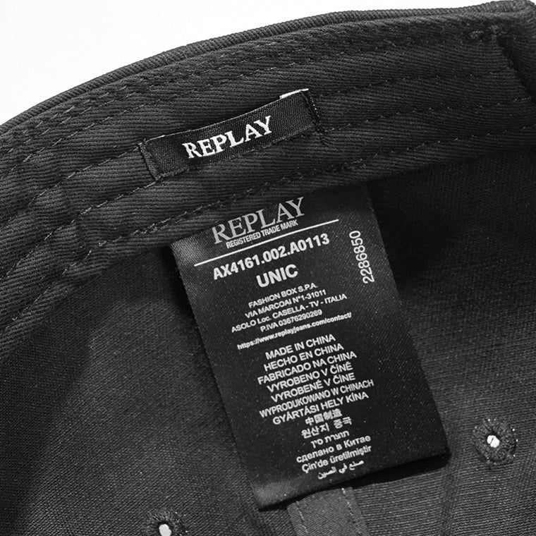 REPLAY メンズ レディース キャップ AX4161 A0113 2カラー