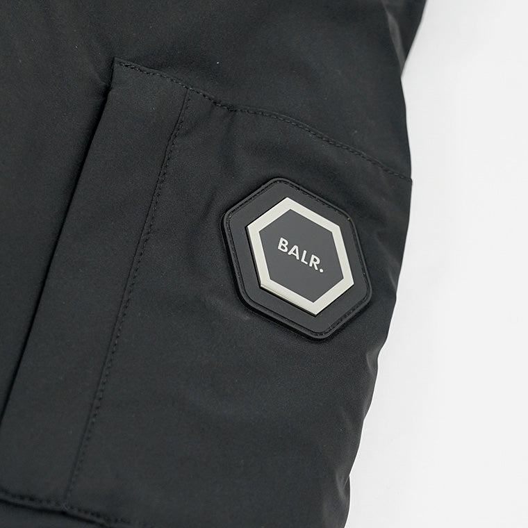 BALR. メンズ ブルゾン THE CLUB REGULAR FIT REVERSIBLE BOMBER JACKET B1381 1019 ブラック ワイン JET BLACK
