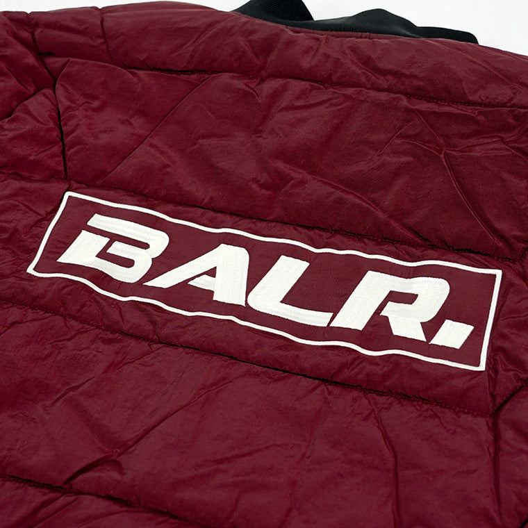 BALR. メンズ ブルゾン THE CLUB REGULAR FIT REVERSIBLE BOMBER JACKET B1381 1019 ブラック ワイン JET BLACK