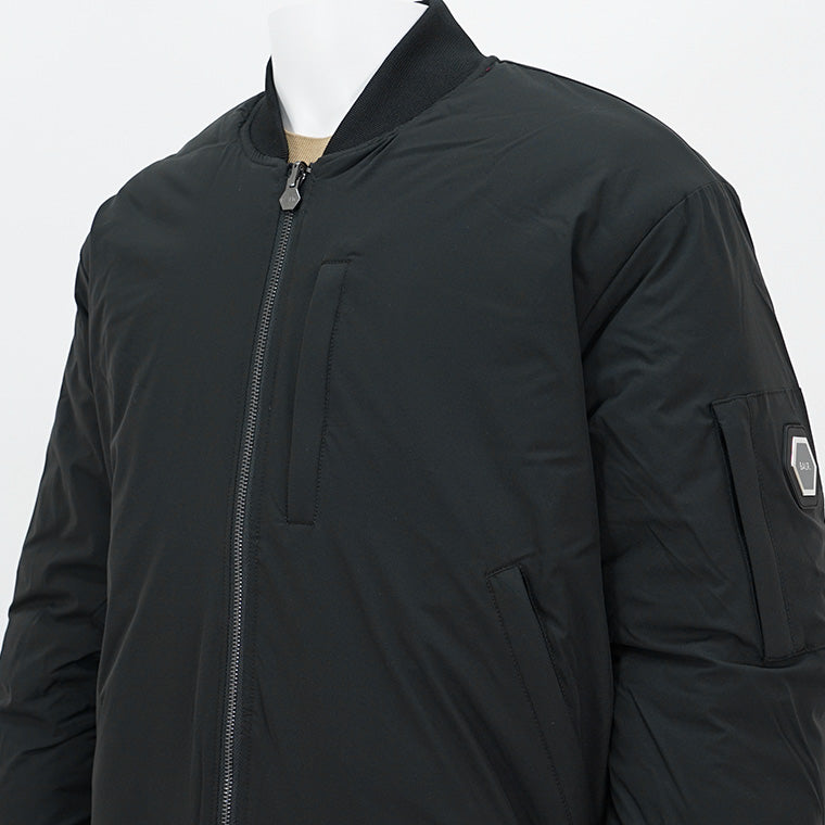 BALR. メンズ ブルゾン THE CLUB REGULAR FIT REVERSIBLE BOMBER JACKET B1381 1019 ブラック ワイン JET BLACK