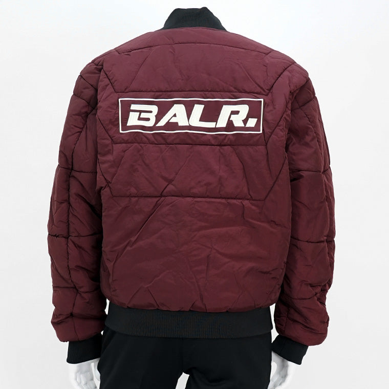 BALR. メンズ ブルゾン THE CLUB REGULAR FIT REVERSIBLE BOMBER JACKET B1381 1019 ブラック ワイン JET BLACK