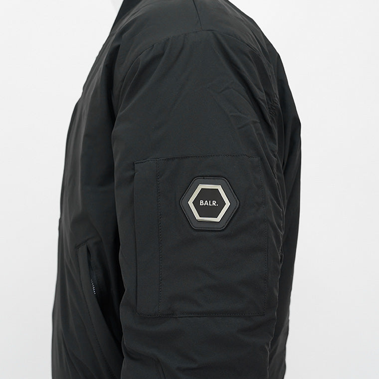 BALR. メンズ ブルゾン THE CLUB REGULAR FIT REVERSIBLE BOMBER JACKET B1381 1019 ブラック ワイン JET BLACK