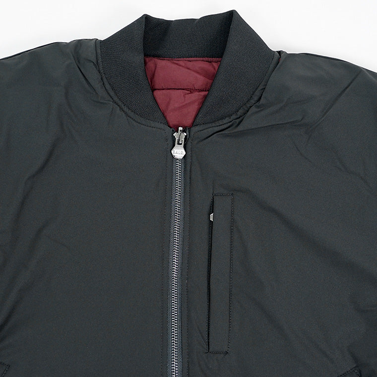 BALR. メンズ ブルゾン THE CLUB REGULAR FIT REVERSIBLE BOMBER JACKET B1381 1019 ブラック ワイン JET BLACK