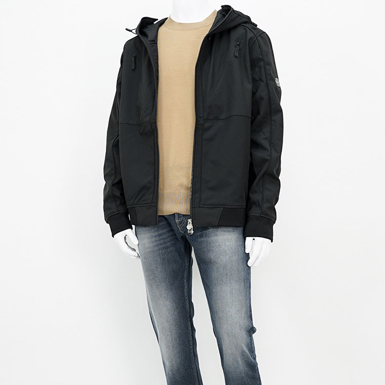 BALR. メンズ ブルゾン HEXLINE REGULAR FIT SOFT SHELL JACKET B1388 1011 ブラック JET BLACK
