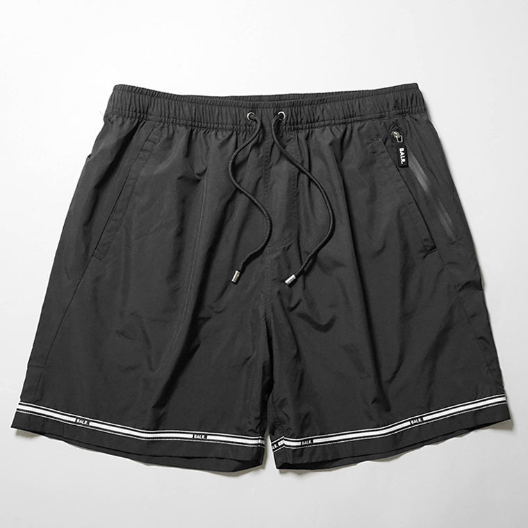 BALR. メンズ ショートパンツ TAPE SWIMSHORTS B1451 1036 ブラック JET BLACK