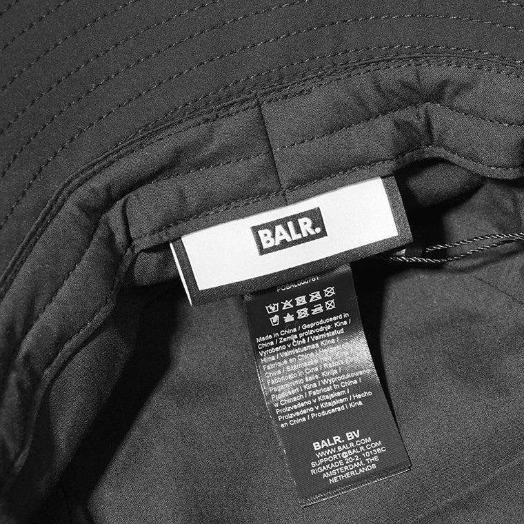 BALR. メンズ レディース バケットハット HEX SERIES BUCKET HAT B6110 1088 ブラック JET BLACK