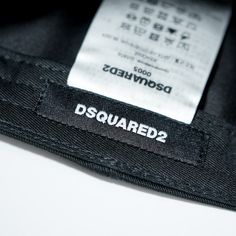 DSQUARED2 メンズ レディース キャップ BCM0840 05C00001 ブラック ホワイト M063 ブラック M436