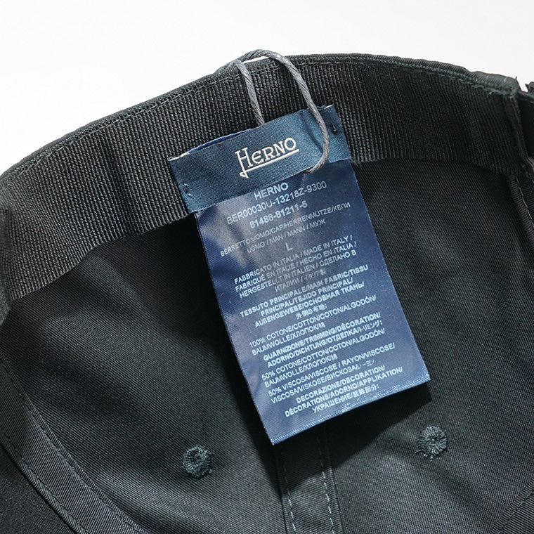 HERNO メンズ レディース キャップ BER00030U 13218Z 2カラー