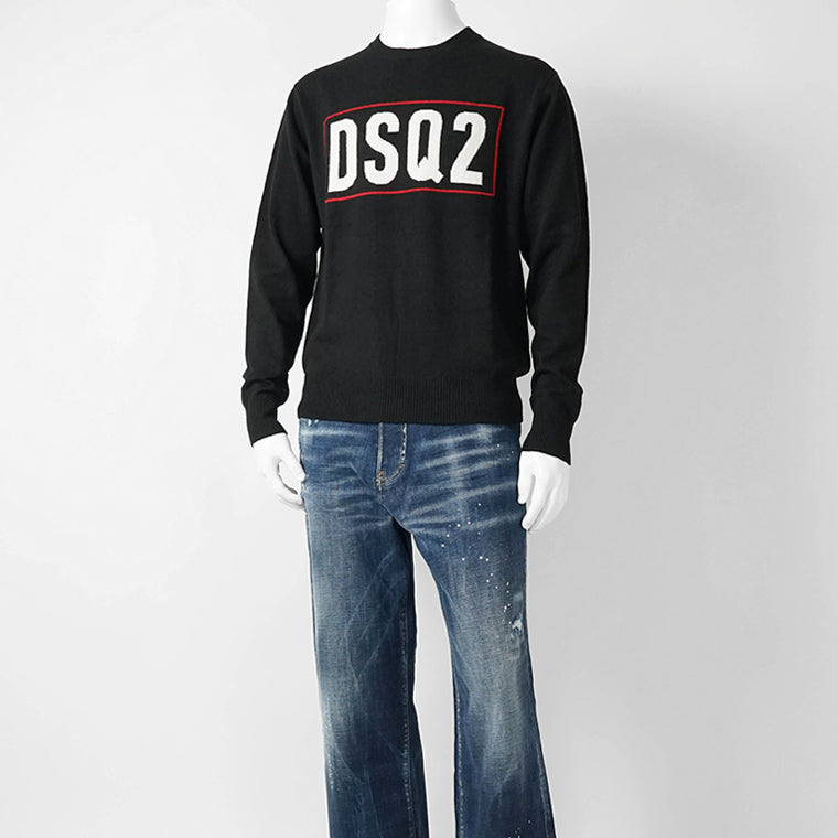 DSQUARED2 KIDS キッズ ニット D2K188U DQ3071 D0AFF ブラック DQ900