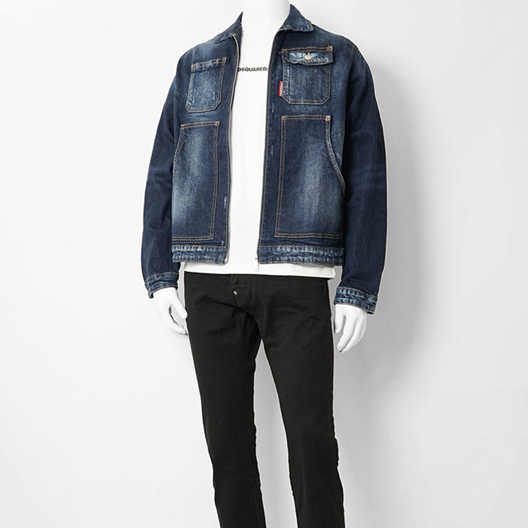 DSQUARED2 KIDS キッズ デニムジャケット D2J547U DQ3239 D0AFS ウォッシュブルー DQ01