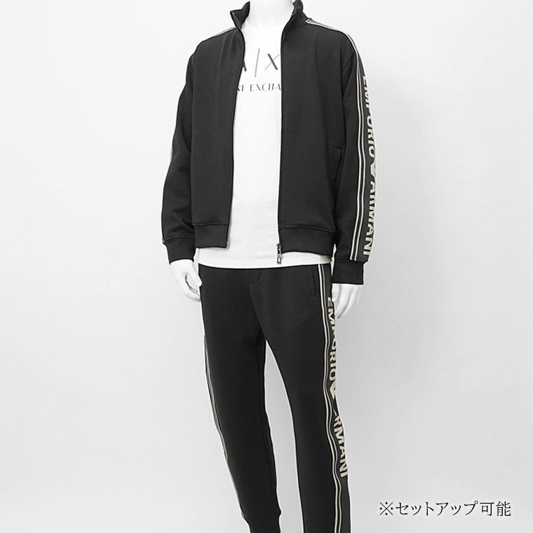 EMPORIO ARMANI メンズ トラックジャケット EM002913 AF10013 BLACK BEAUTY ブラック UC001