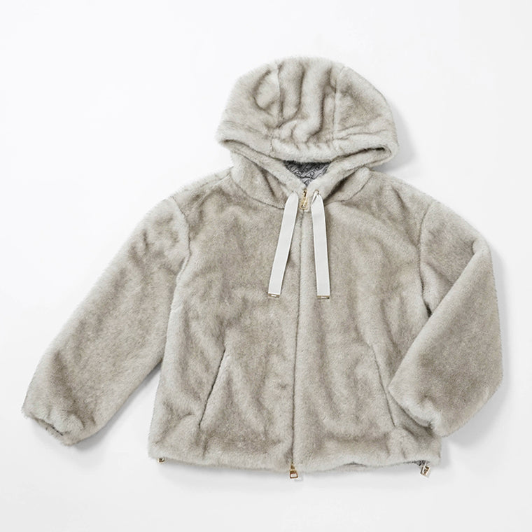 HERNO レディース ファージャケット GI000318D 12739 ライトグレー 9410 シャンティイ 1985