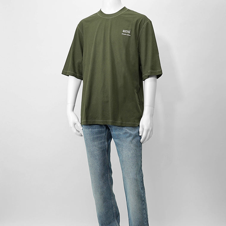 AMI メンズ Tシャツ AMI ALEXANDRE MATTIUSSI HTS048 JE0119 2カラー
