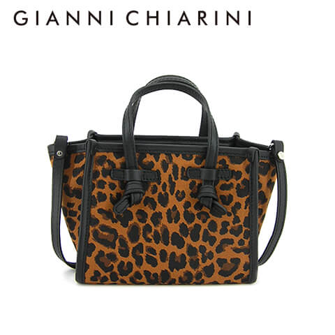 GIANNI CHIARINI ヒョウ柄バッグ ジャンニキアリーニ GIANNI CHIARINI レディース ショルダーバッグ