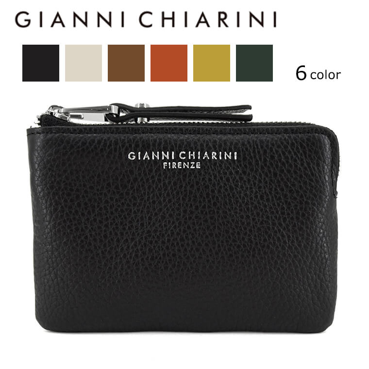 ジャンニキアリーニ GIANNI CHIARINI コイン＆カードケース ブラック