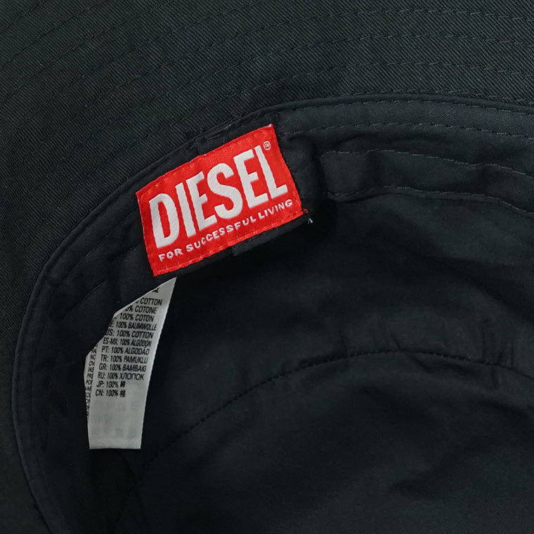 DIESEL KIDS キッズ バケットハット FIRCUS J02128 KXA77 ブラック K900