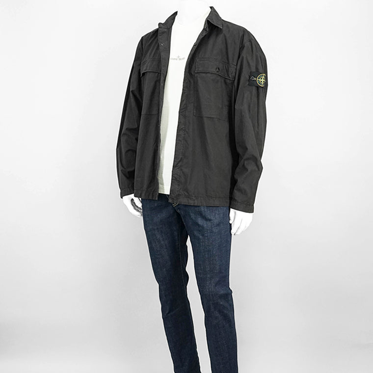 STONE ISLAND メンズ シャツジャケット K1S151200015 S0003 ブラック V0029