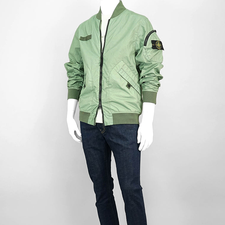 STONE ISLAND メンズ ブルゾン MEMBRANA 3L TC K1S154100004 S0A21 セージグリーン V0055