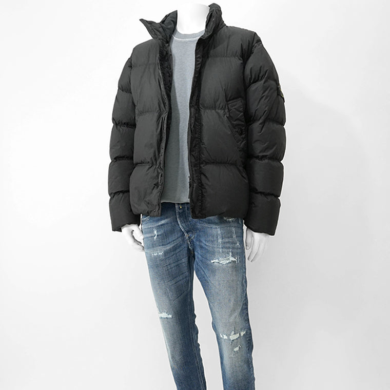 STONE ISLAND メンズ ダウンジャケット GARMENT DYED CRINKLE REPS NY K2S154100010 S0A23 ブラック V0029