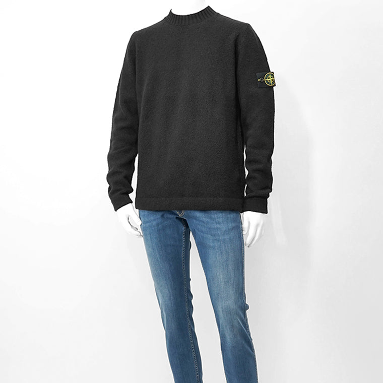 STONE ISLAND メンズ ニット K2S155100056 S00N2 ブラック V0029
