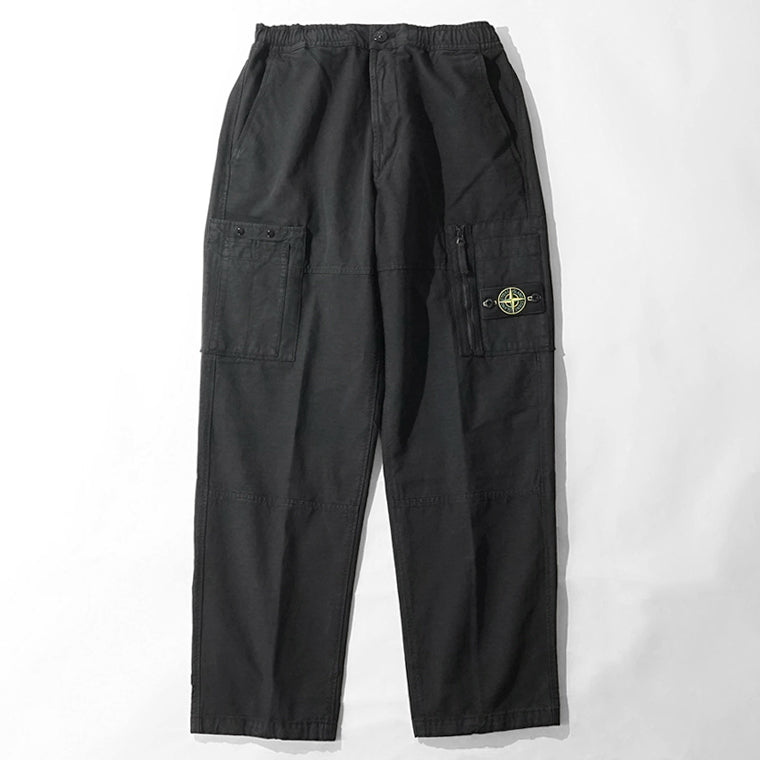 STONE ISLAND メンズ カーゴパンツ L2S153100015 S0211 ブラック V0029