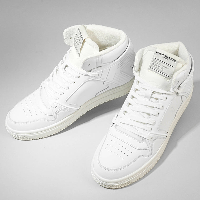 PHILIPPE MODEL メンズ スニーカー LA GRANDE MID MAN LGMU V002 ホワイト BLANC