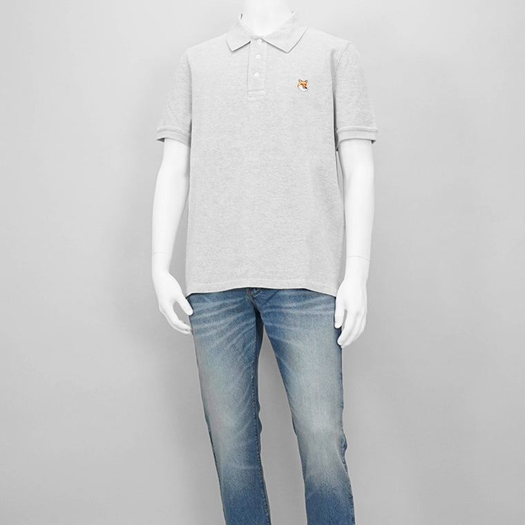 MAISON KITSUNE メンズ ポロシャツ FOX HEAD PATCH REGULAR POLO LM00208 KJ7002 3カラー