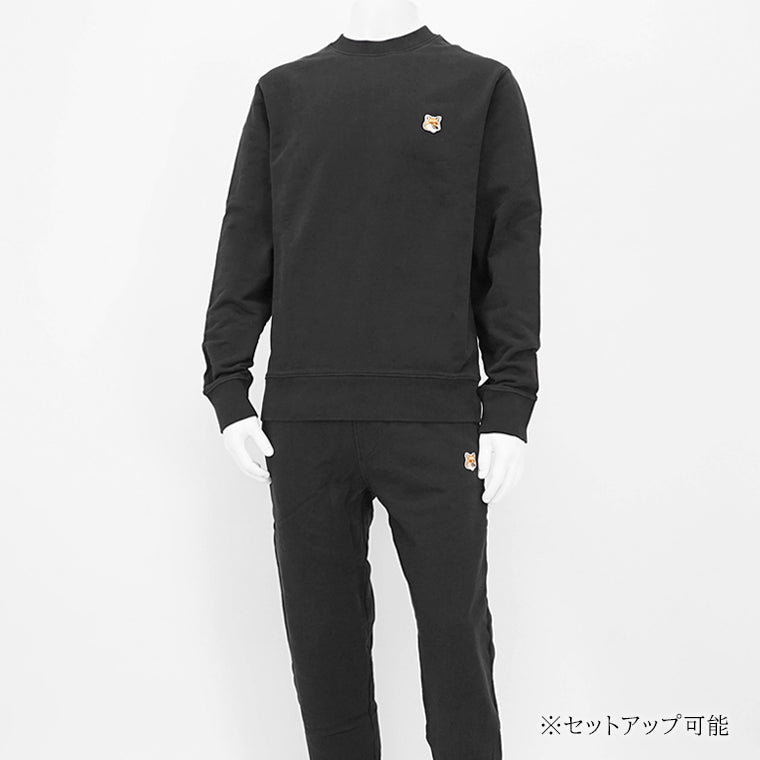 MAISON KITSUNE メンズ スウェットシャツ FOX HEAD PATCH REGULAR SWEATSHIRT LM00301 KM0001 4カラー