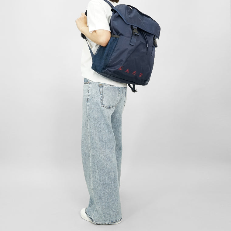 MARNI KIDS キッズ バックパック MW95U NEW BACKPACK M01477 M00TJ ネイビー 0M803