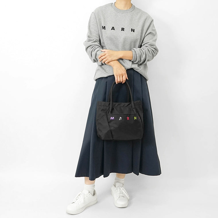 MARNI KIDS キッズ トートバッグ MW105F SHOPPING DAY M01610 M00TJ ブラック 0M900