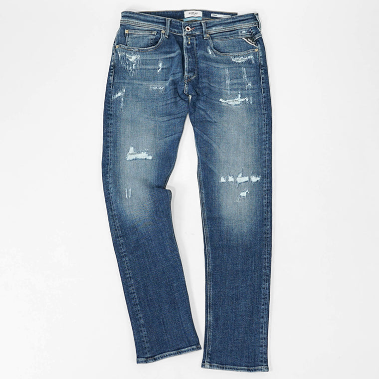 REPLAY メンズ ジーンズ WILLBI M1008Q 141932R ウォッシュブルー 009