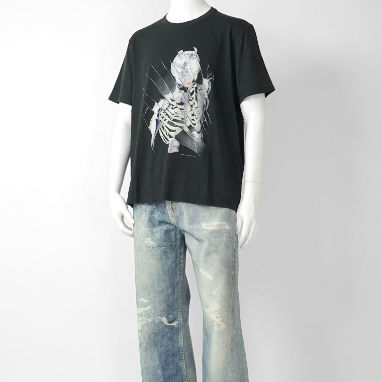 OUR LEGACY メンズ Tシャツ NEW BOX T-SHIRT M2266NC ブラック CYBERNETIC ANGEL PRINT