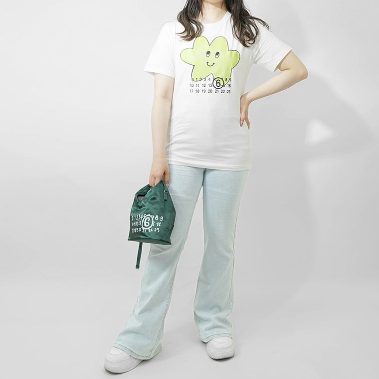 MM6 Maison Margiela KIDS キッズ Tシャツ MM6T124U M60805 MM04I ホワイト M6100